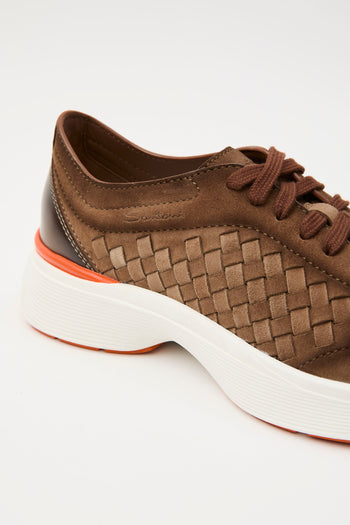 Santoni Sneaker Brown Uomo - 4