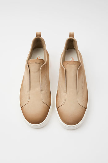 Santoni Slip-on Beige Uomo - 3