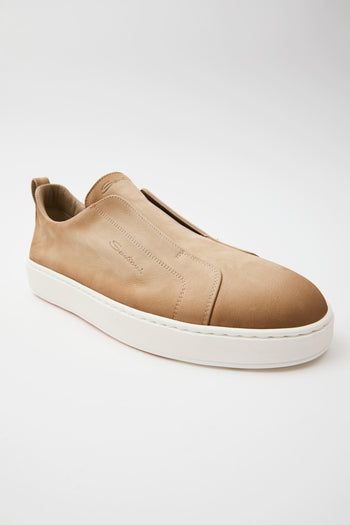 Santoni Slip-on Beige Uomo - 4