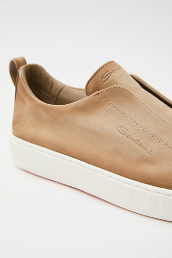 Santoni Slip-on Beige Uomo - 5