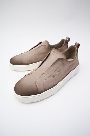 Santoni Slip-on Beige Uomo - 9