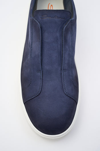 Santoni Slip-on Blue Uomo - 3