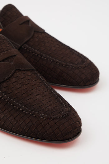 Santoni Mocassino Dark Brown Uomo - 3