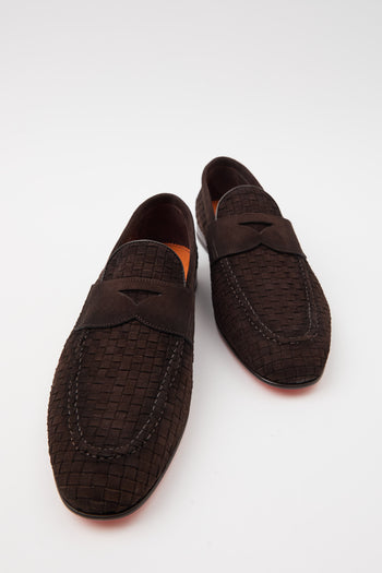 Santoni Mocassino Dark Brown Uomo - 6