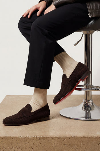 Santoni Mocassino Dark Brown Uomo - 8