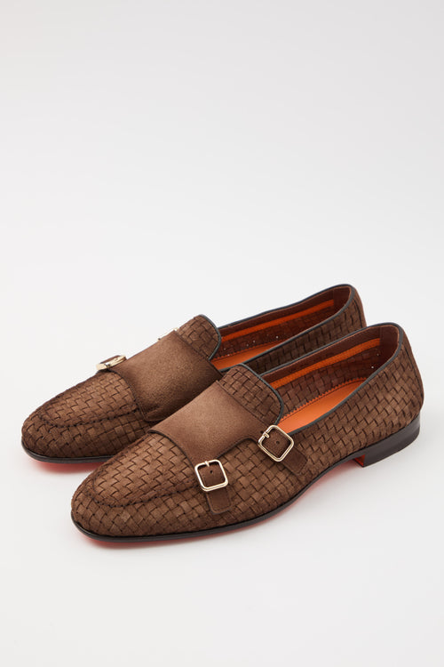 Santoni Mocassino Brown Uomo - 2