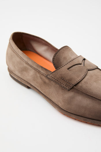 Santoni Mocassino Brown Uomo - 4