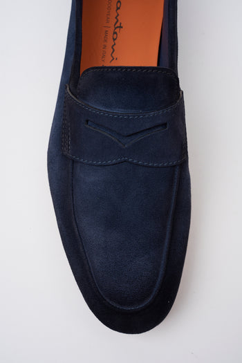 Santoni Mocassino Blue Uomo - 3
