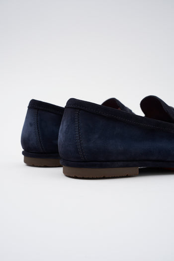 Santoni Mocassino Blue Uomo - 4