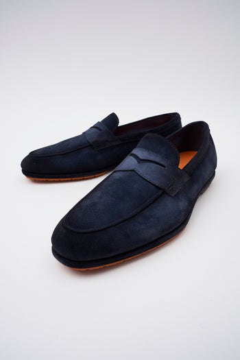 Santoni Mocassino Blue Uomo - 7