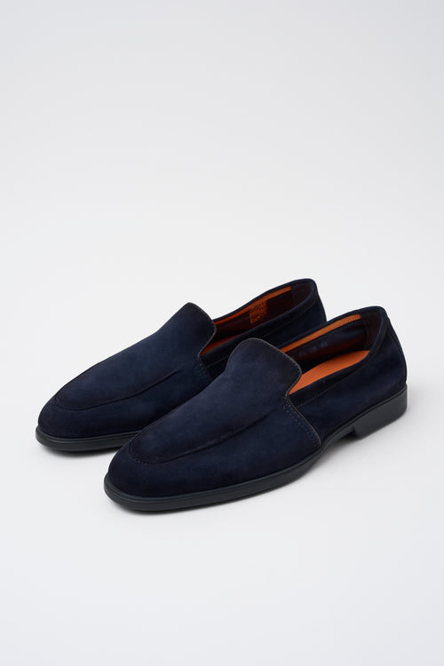 Santoni Mocassino Blue Uomo - 2