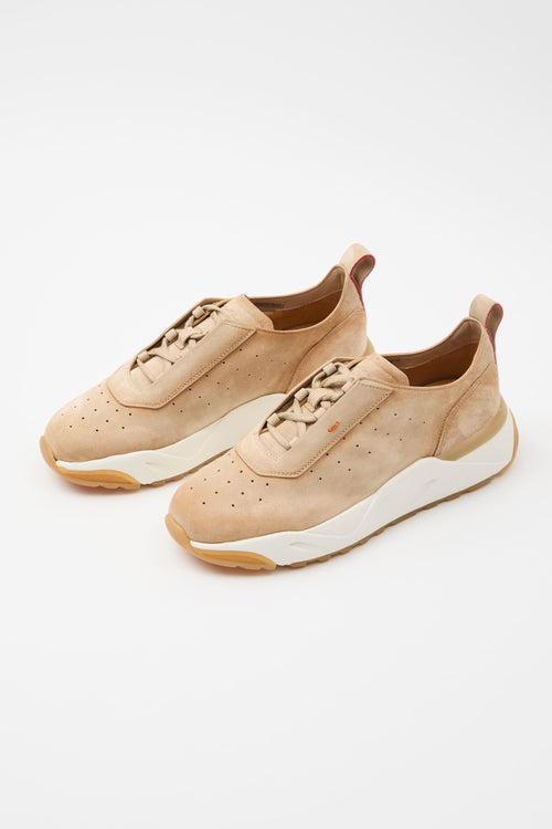 Santoni Slip-on Beige Donna - 2