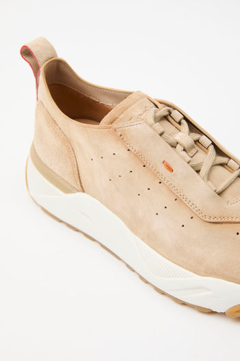 Santoni Slip-on Beige Donna - 5