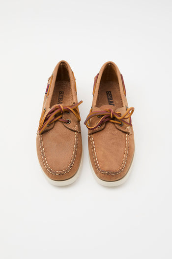 Sebago Mocassino Brown Tan Donna - 3