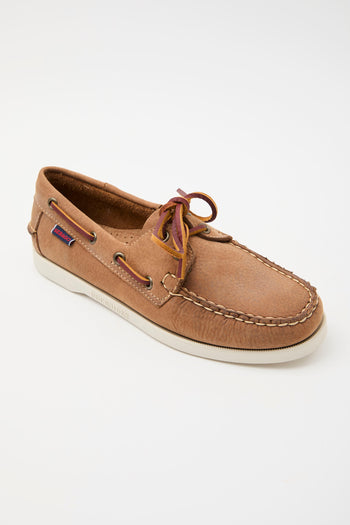 Sebago Mocassino Brown Tan Donna - 5