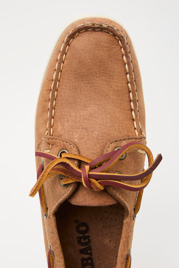 Sebago Mocassino Brown Tan Donna - 7