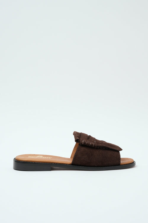 Sebago Ciabatta Dk Brown Donna