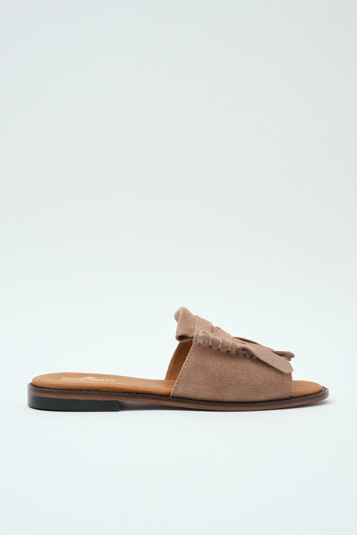 Sebago Ciabatta Beige Camel Donna