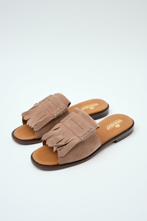 Sebago Ciabatta Beige Camel Donna - 2