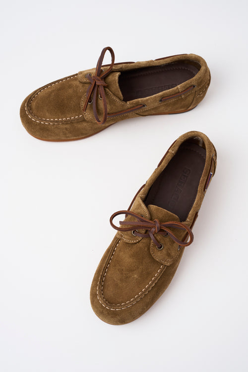 Sebago Mocassino Brown Taupe Donna