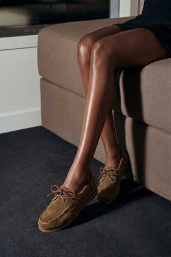 Sebago Mocassino Brown Taupe Donna - 8