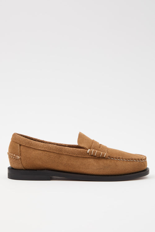 Sebago Mocassino Beige Camel Donna