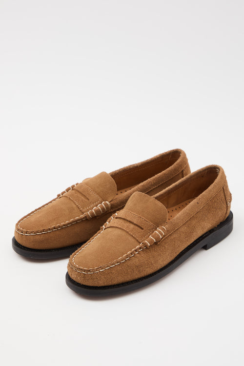 Sebago Mocassino Beige Camel Donna - 2