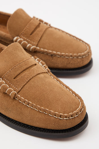 Sebago Mocassino Beige Camel Donna - 3