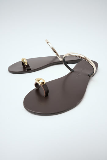 Step Sandalo Brown Gold Donna - 6