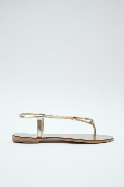 Step Sandalo Gold Beige Donna