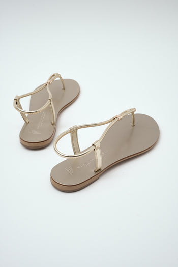 Step Sandalo Gold Beige Donna - 5