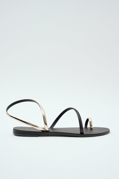 Step Sandalo Gold Black Donna