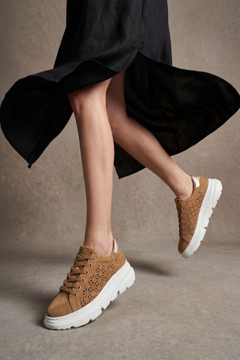 Stokton Sneaker Camel Donna - 8