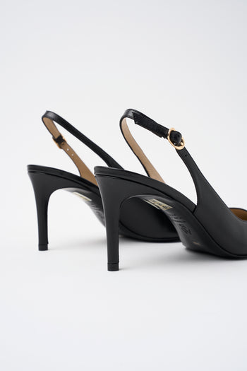 Stuart Weitzman Slingback Black Donna - 5