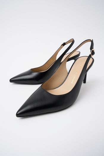 Stuart Weitzman Slingback Black Donna - 6