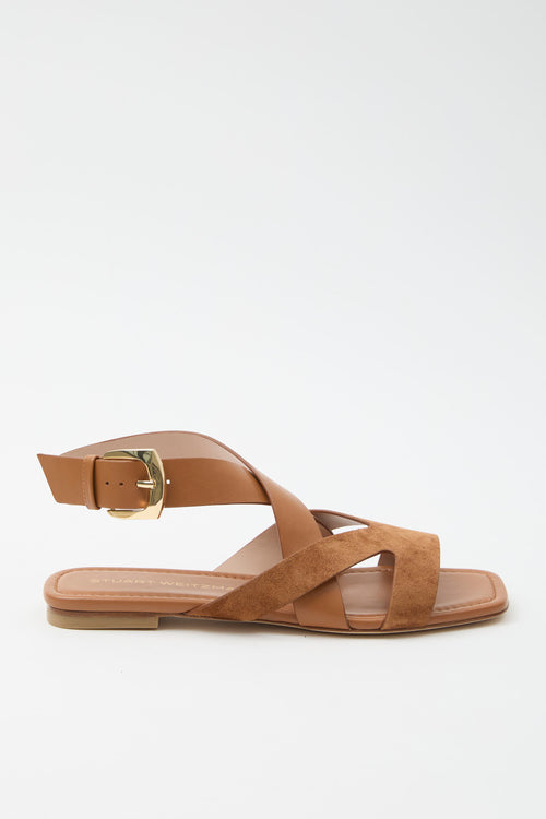 Stuart Weitzman Sandalo Macchiato/doe Donna