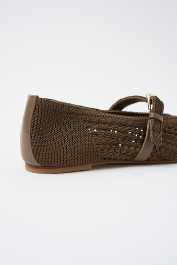 Stuart Weitzman Ballerina Smokey Taupe Donna - 5