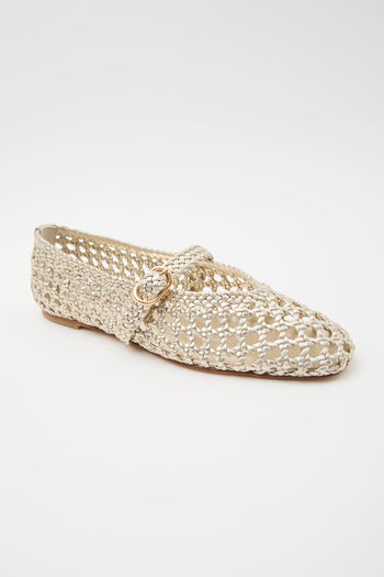 Stuart Weitzman Ballerina Light Gold Donna - 5