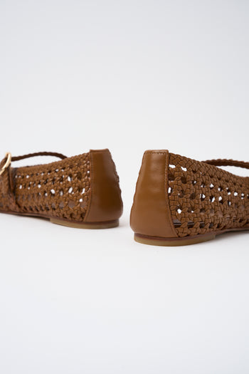 Stuart Weitzman Ballerina Boho Tan Donna - 5