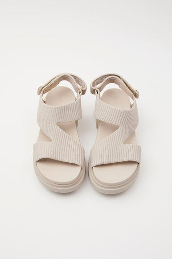 Timberland Sandalo White Knit Donna - 3