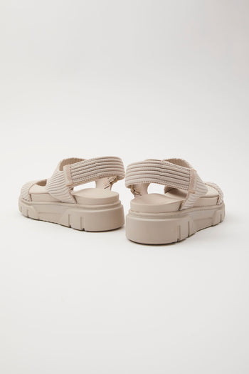 Timberland Sandalo White Knit Donna - 6