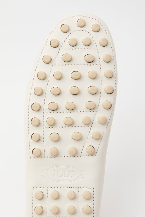 Tod's Mocassino Bianco Calce Donna