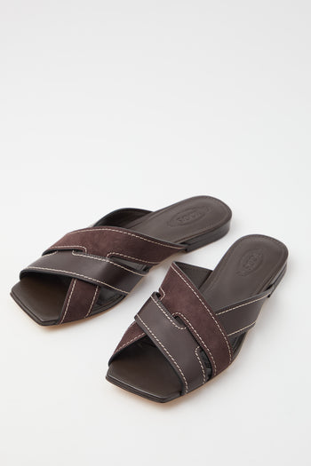 Tod's Ciabatta Palissandro Donna - 3