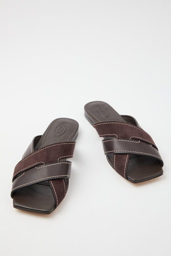 Tod's Ciabatta Palissandro Donna - 5