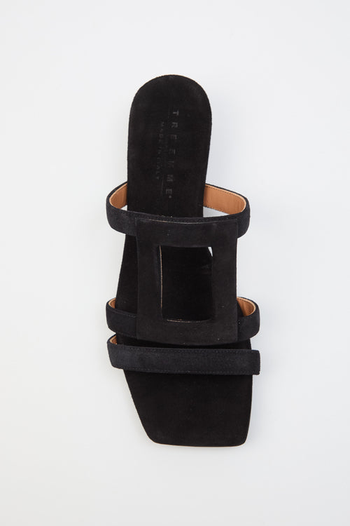 Tre Emme Ciabatta Nero Donna