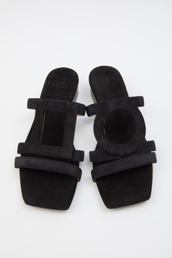 Tre Emme Ciabatta Nero Donna - 6