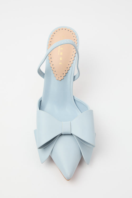 Tre Emme Slingback Blue Donna