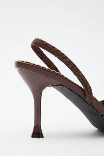Tre Emme Slingback Brown Donna - 3