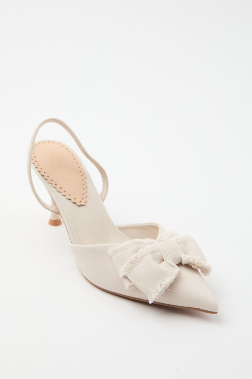 Tre Emme Slingback Beige Donna - 2