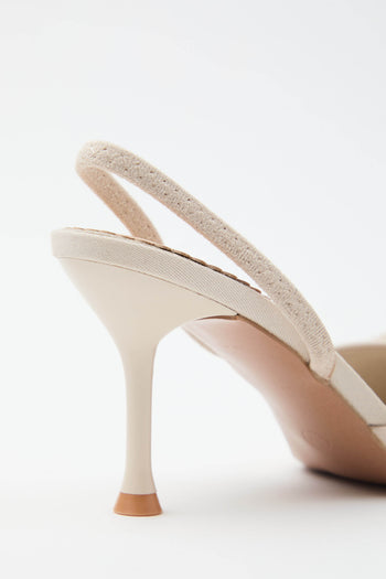 Tre Emme Slingback Beige Donna - 4